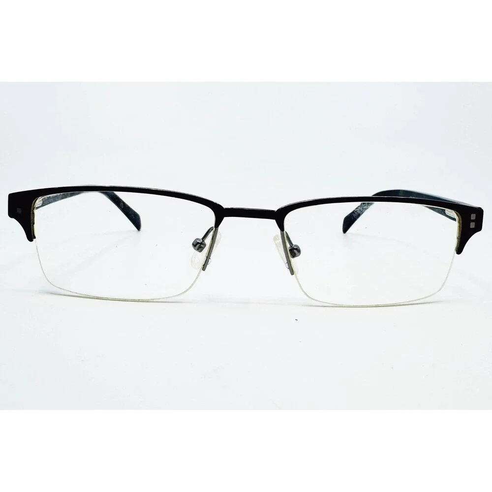 Generation NEXT Eyeglasses Mens Brown Gunmetal GN-768 Semi-Rimless 52-17-140